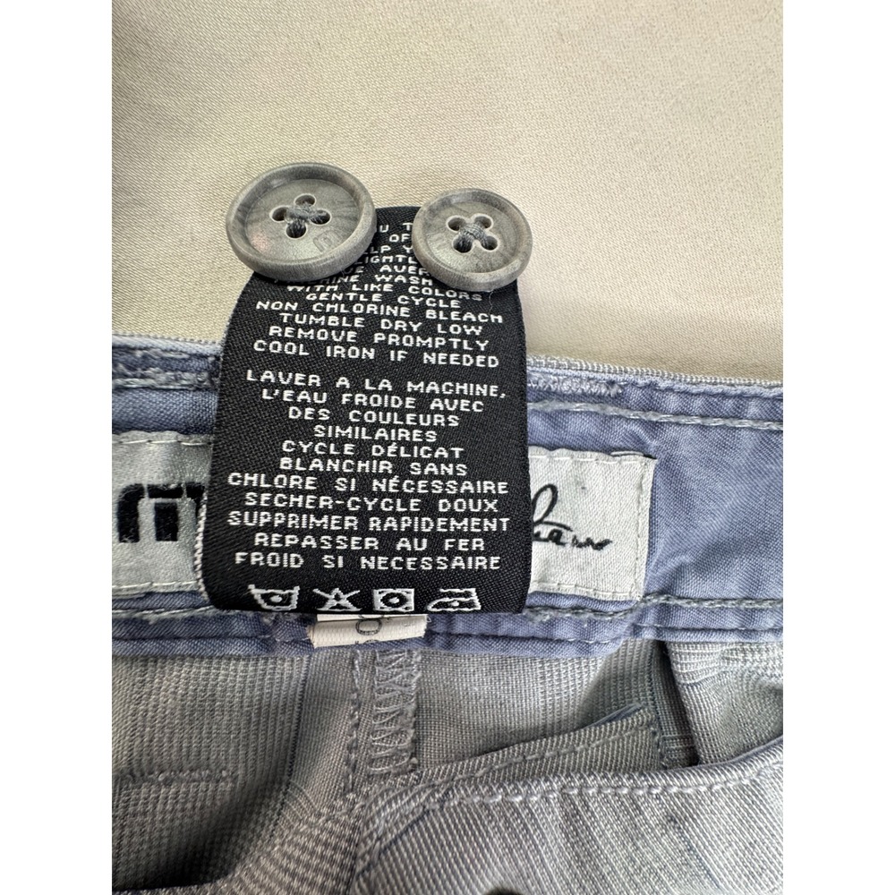 TravisMathew Grey Plaid Golf Shorts Mens 36 Performance Stretch Flat Front - Picture 3 of 13